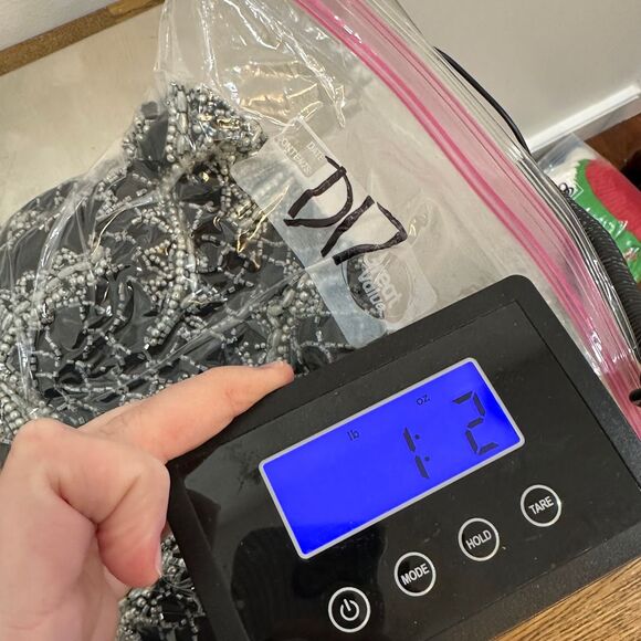 Stenay Womens Beaded Top Small Silk Black Sequin Flapper Party‎ New Years - Picture 11 of 11